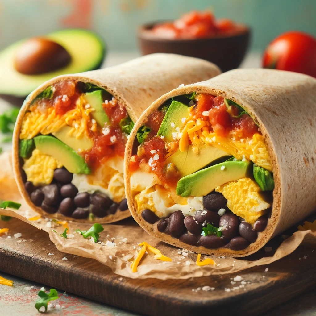 Healthy Breakfast Burritos